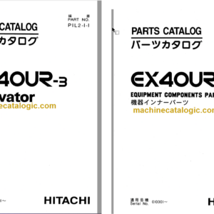 Hitachi EX40UR-3 Excavator Parts Catalog & Equipment Components Parts Catalog