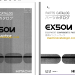 Hitachi EX50U Excavator Parts Catalog & Equipment Components Parts Catalog