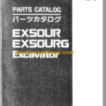 Hitachi EX50UR EX50URG Excavator Parts Catalog & Equipment Components Parts Catalog