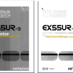 Hitachi EX55UR-3 Excavator Parts Catalog & Equipment Components Parts Catalog