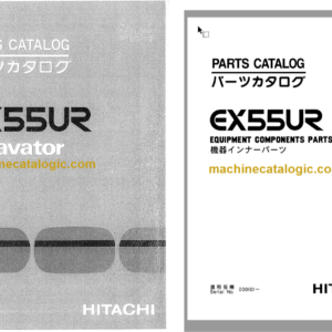 Hitachi EX55UR Excavator Parts Catalog & Equipment Components Parts Catalog