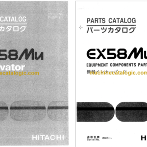 Hitachi EX58MU Excavator Parts Catalog & Equipment Components Parts Catalog