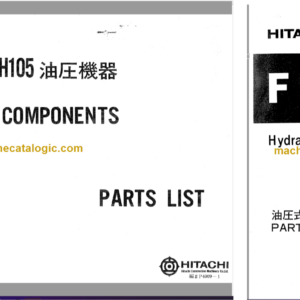 Hitachi FH70 Hydraulic Truck Crane Parts Catalog & Equipment Components Parts Catalog