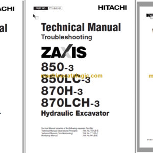 ZX850-3,ZX850LC-3,ZX870H-3,ZX870LCH-3