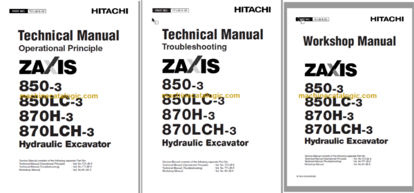 ZX850-3,ZX850LC-3,ZX870H-3,ZX870LCH-3