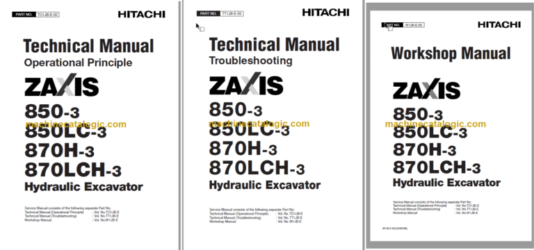 ZX850-3,ZX850LC-3,ZX870H-3,ZX870LCH-3