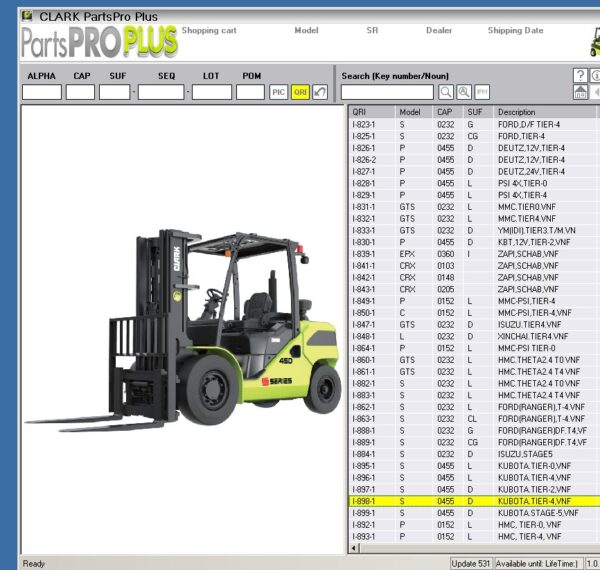 Clark Forklift Parts Pro Plus Spare Parts