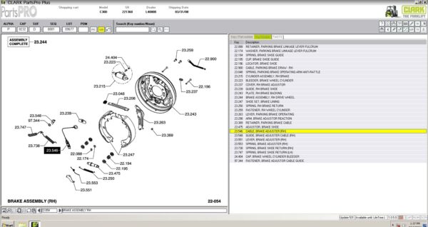 Clark Forklift Parts Pro Plus Spare Parts Catalog