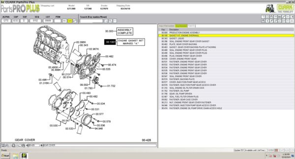 Clark Forklift Parts Pro Plus Spare Parts Catalog (531) VMware