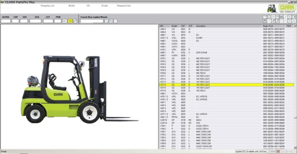 Clark Forklift Parts Pro Plus Spare Parts Catalog (531) VMware