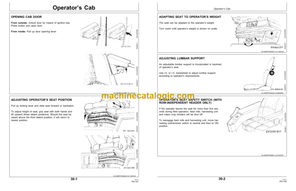 John Deere 6650, 6750, 6850 and 6950 Self-Propelled Forage Harvesters Operator's Manual (OMZ92784)