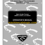 John Deere 2048HV, 2254HV, and 2554HV Sabre Garden Tractors Operator's Manual (OMM140479I9)