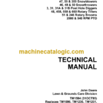 John Deere PTO Drive Attachments Technical Manual (TM1594)