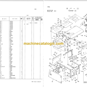 Hitachi UH053M Hydraulic Excavator Parts Catalog