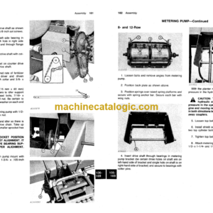 John Deere 7000 DRAWN 6-ROW WIDE, 8-ROW NARROW, 8-ROW WIDE, AND 12-ROW NARROW MAX-EMERGE PLANTERS Operator’s Manual (OMA34358)