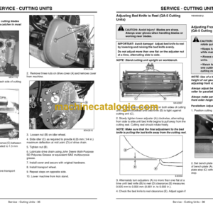 John Deere 220 E-Cut Hybrid Walk Greens Mower Operator’s Manual (OMTCU28068)