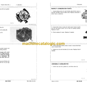 John Deere 317 Hydrostatic Tractor Technical Manual (TM1208)