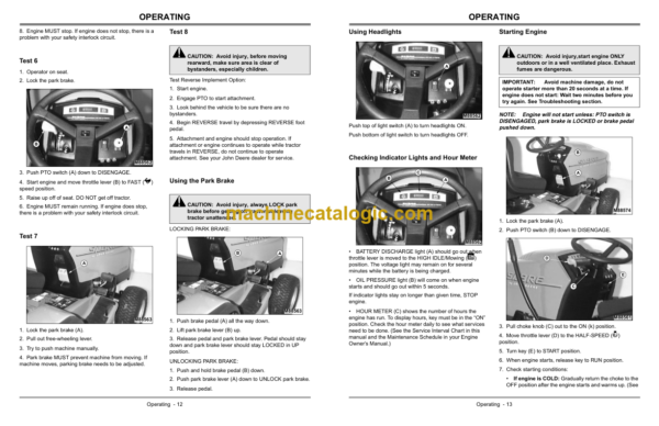 John Deere 2048HV, 2254HV, and 2554HV Sabre Garden Tractors Operator's Manual (OMM140479I9)