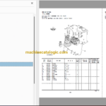 Hitachi ZX210-5B ZX210LC-5B ZX210LCN-5B ZX240N-5B Hydraulic Excavator Parts and Equipment Components Parts Catalog