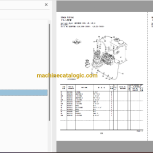 Hitachi ZX210-5B ZX210LC-5B ZX210LCN-5B ZX240N-5B Hydraulic Excavator Parts and Equipment Components Parts Catalog