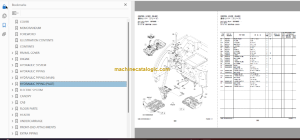 Hitachi ZX26U-5N Hydraulic Excavator Parts Catalog & Equipment Components & Engine Parts CatalogHitachi ZX26U-5N Hydraulic Excavator Parts Catalog & Equipment Components & Engine Parts Catalog