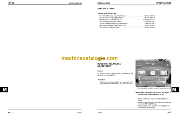 John Deere E-GATOR Utility Vehichle Technical Manual (TM1766)