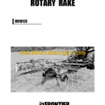 John Deere RR1012E Rotart Rake Operator's Manual (TNOMUS00RRF)