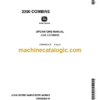 John Deere 3300 Combine Operator's Manual (OMH82833)