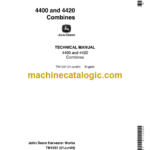 John Deere 4400 and 4420 Combines Technical Manual (TM1237)