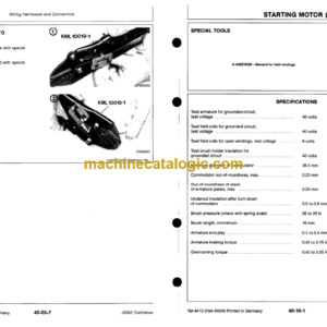 John Deere 1032, 1042, 1052 and 1055 Combines Technical Manual (TM4413)