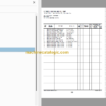 Hitachi ZX26U-5N Hydraulic Excavator Parts Catalog & Equipment Components & Engine Parts Catalog