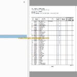 Hitachi ZX210-5B ZX210LC-5B ZX210LCN-5B ZX240N-5B Hydraulic Excavator Parts and Equipment Components Parts Catalog