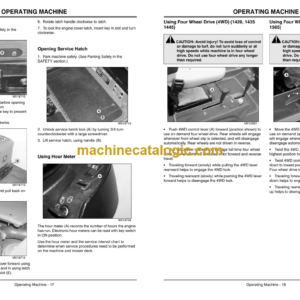 John Deere 1420, 1435, 1445, 1545, 1565 Front Mower Operator’s Manual (OMTCU17460L4)