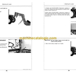 John Deere 240 and 245 Farm Loaders Operator’s Manual (OMW28596)