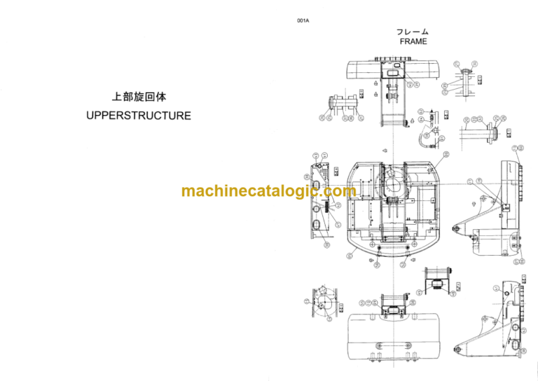 Hitachi HX120 Crawler Mounted Aerial Platform Parts Catalog