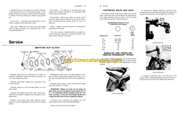 John Deere 507 Gyramor Rotary Cutter Operator's Manual (OMW21200)