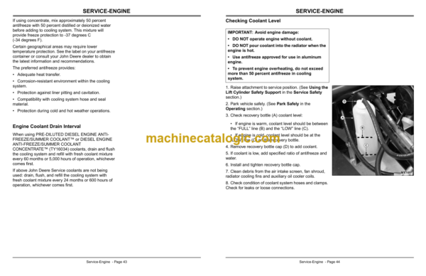 John Deere 2020 2030 Utility Vehicle ProGator Operator's Manual (OMM141589J9)