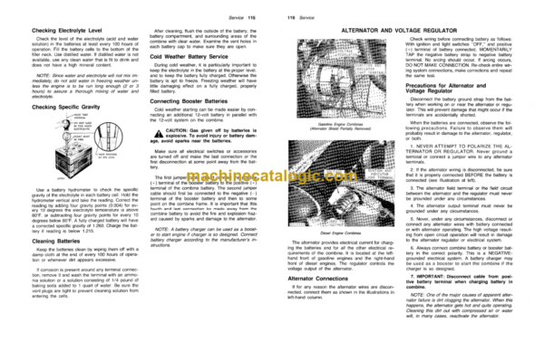 John Deere 4400 Combine Operator's Manual (OMH86804)