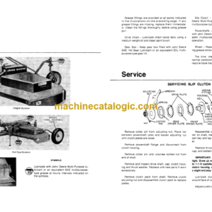 John Deere 507 Gyramor Rotary Cutter Operator’s Manual (OMW21200)