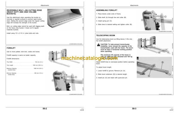 John Deere 640A Loader Operator's Manual (OMCC36945)