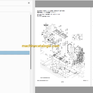 Hitachi ZX210LC-7 ZX210LCN-7 ZX240N-7 Hydraulic Excavator Parts and Equipment Components Parts Catalog