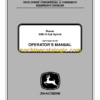 John Deere 8000 E-Cut Hybrid Mower Operator's Manual (OMTCU28167)