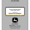 John Deere WH36A, WH48A, WH52A Commercial Walk Behind Mower Operator's Manual (OMTCU33440_K2)