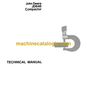 John Deere JD646 Compactor Technical Manual (TM1073)