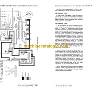 John Deere 7000 Folding Max-Emerge Planter Technical Manual (TM1211)