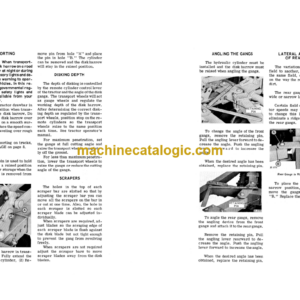 John Deere TW Disk Harrow Operator’s Manual (OMB25283)