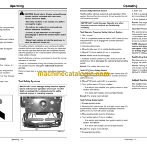 John Deere WH36A, WH48A, WH52A Commercial Walk Behind Mower Operator’s Manual (OMTCU33440_K2)