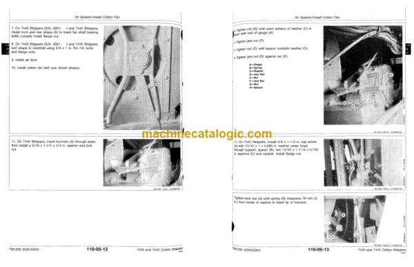 John Deere 7440 and 7445 Cotton Strippers Technical Manual (TM1282) - Image 2