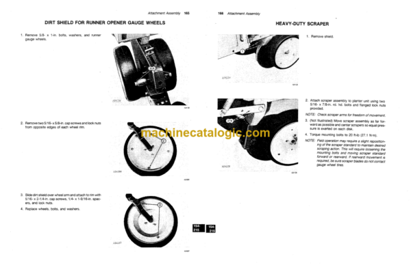 John Deere 7000 Folding 8-Row Wide And 12-Row Narrow Max-Emerge Planters Operator's Manual (OMA45598)