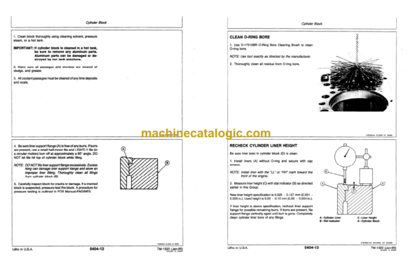 John Deere 690C Excavator 693C Feller-Buncher 693C Delimber Repair Operation and Test Technical Manual (TM1323)